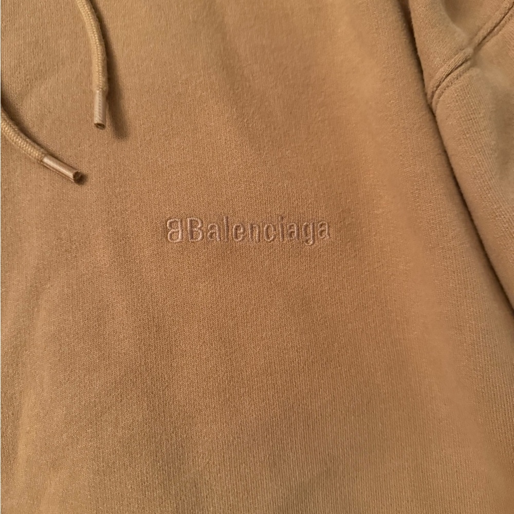 Balenciaga Oversized Beige Sweatshirt